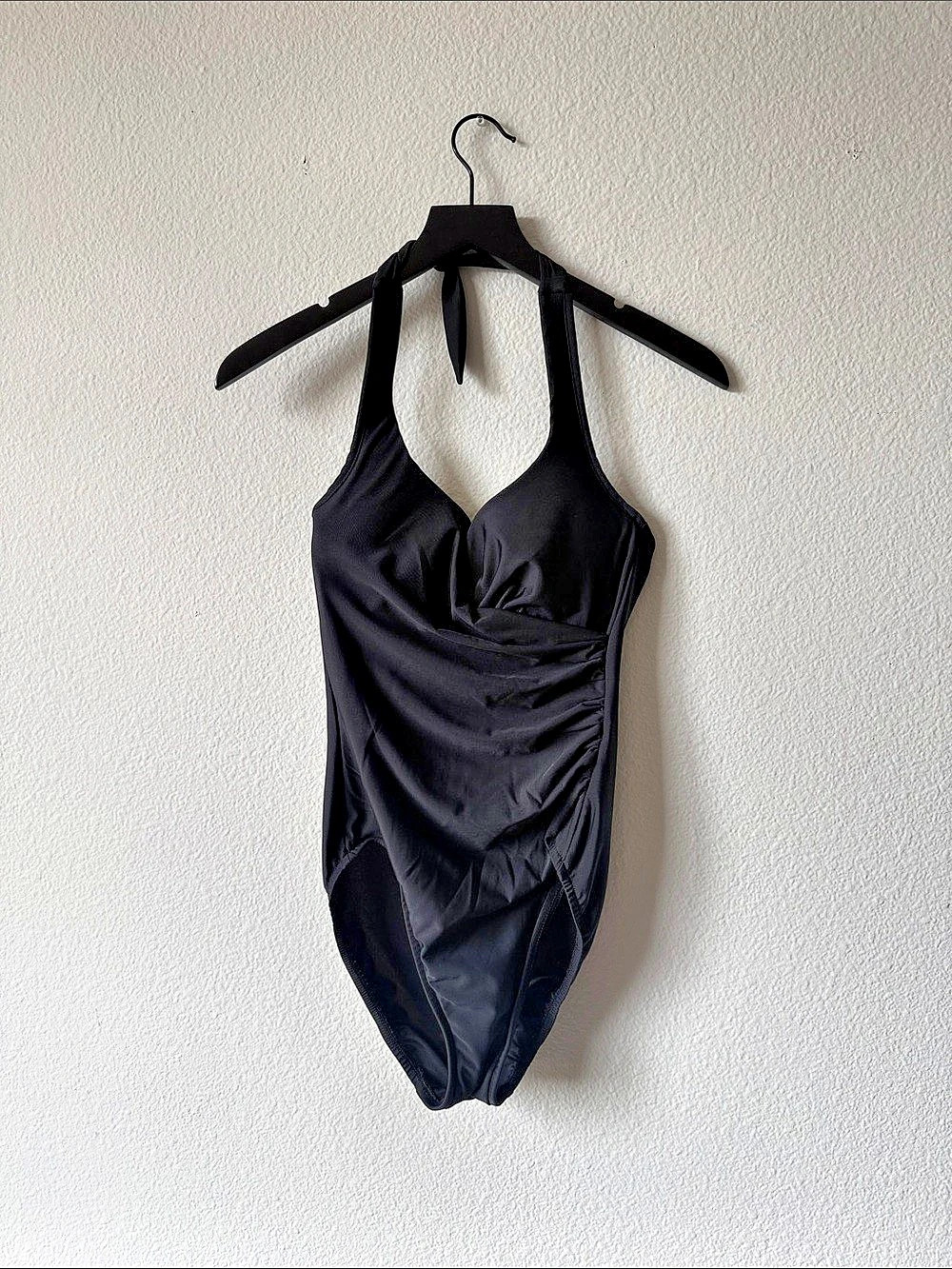 Magic Suit Ruched One-Piece Swimsuit in Black US 8